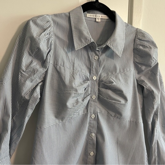 Veronica Beard Canteen Blouse, 4 - Picture 5 of 8